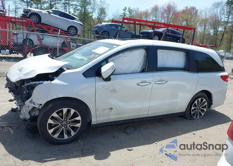 2022 Honda Odyssey Ex-L from USA, damaged, VIN 5FNRL6H70NB061716